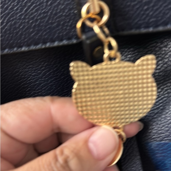 Navy Blue Backpack with Gold Accents!! Beautiful🔥🔥🔥🔥 - Picture 2 of 8